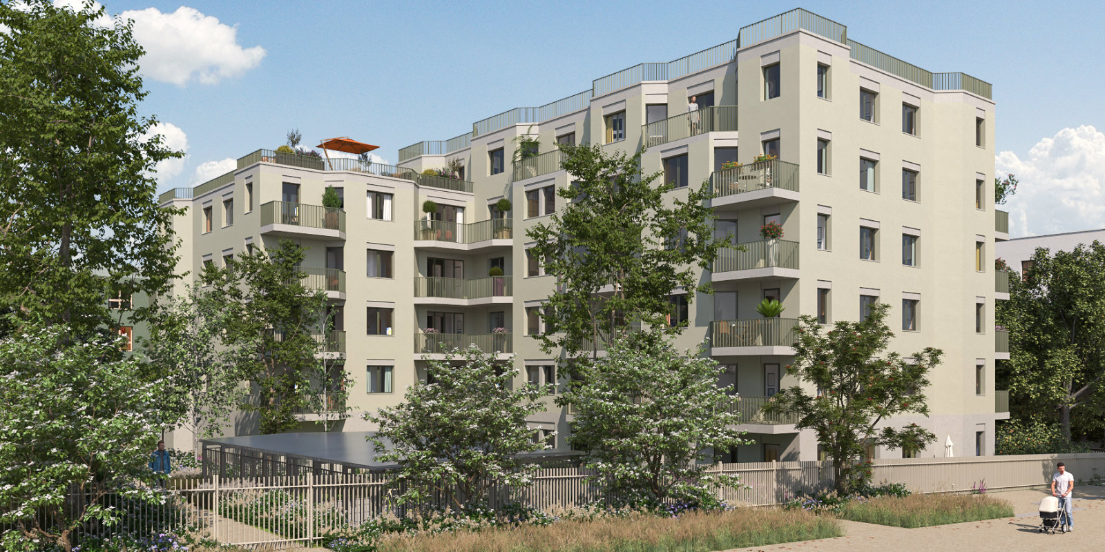 appartement neuf flore perspective exterieure 2 chatenay malabry