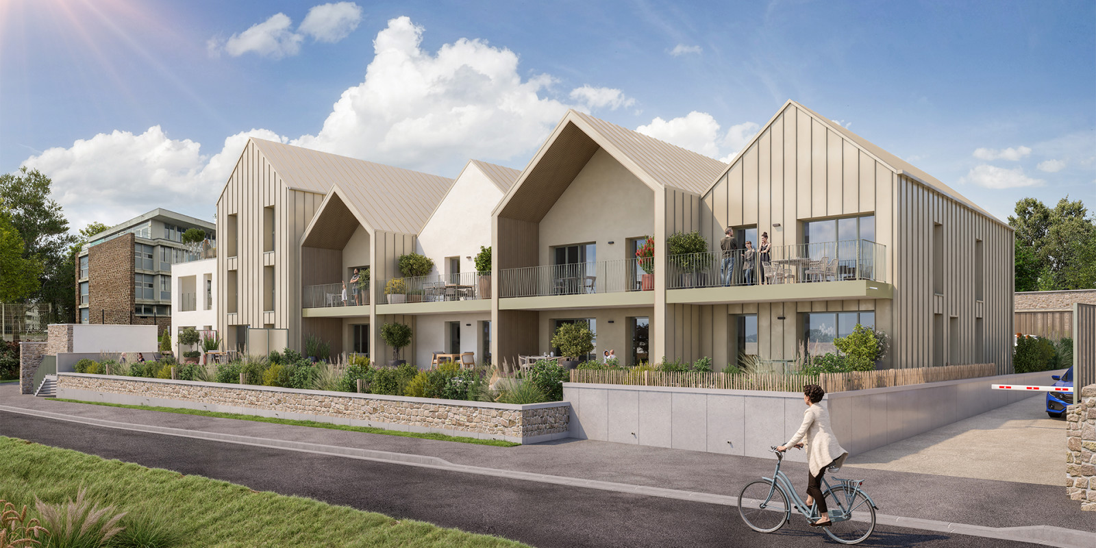appartement neuf pers exterieure vue rue paimpol
