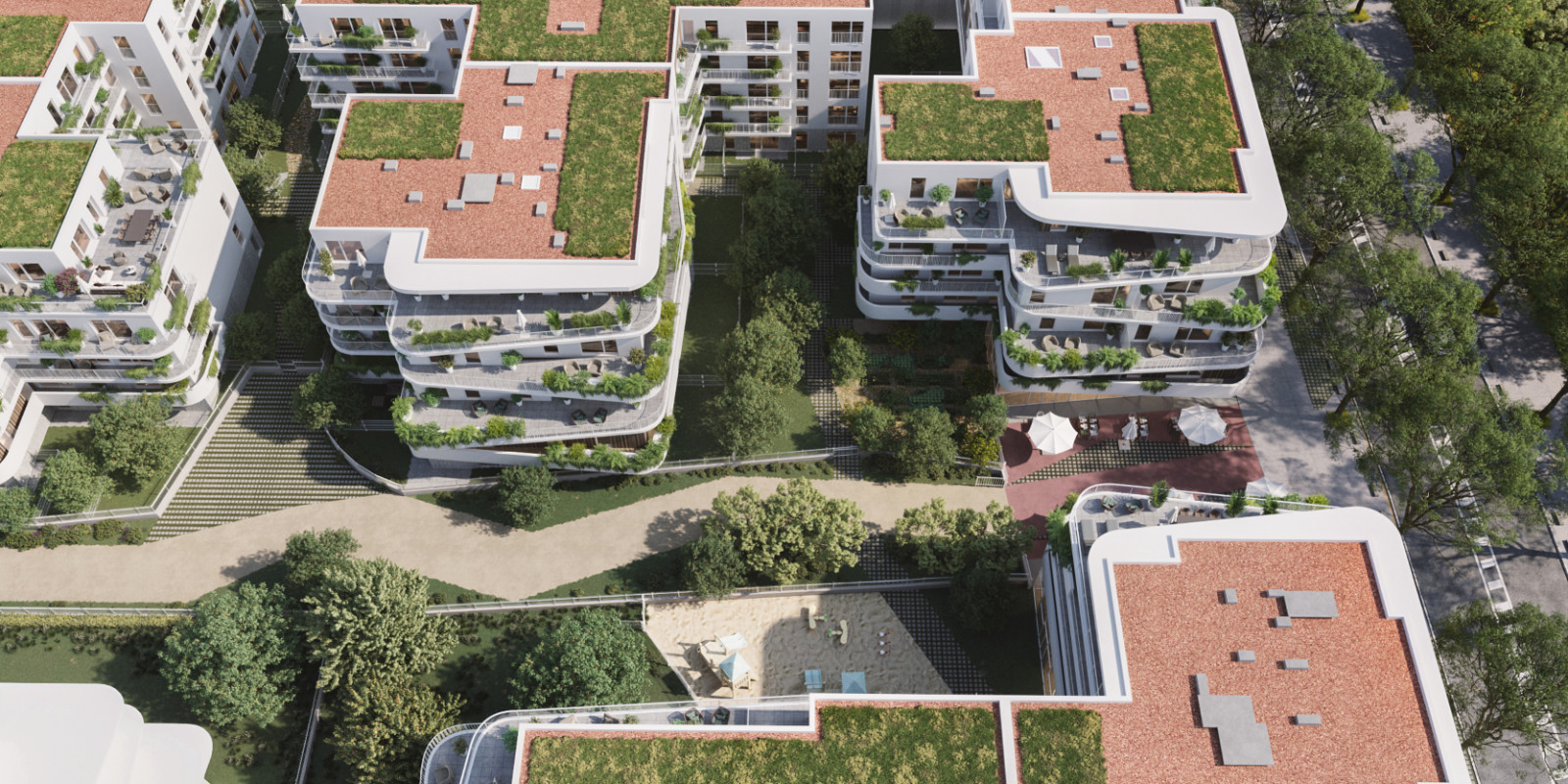 appartements neufs pers en hauteur résidence Domaine des Prunais à Villiers sur Marne