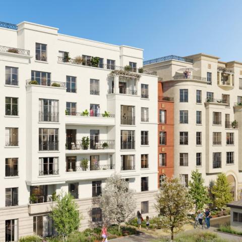 appartement neuf pers exterieure vue face égerie 2 à clamart