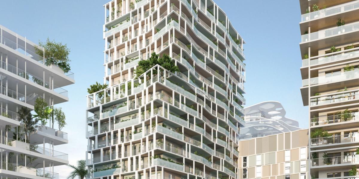 Vue extérieure Résidence Reva à Nice - quartier JOIA
