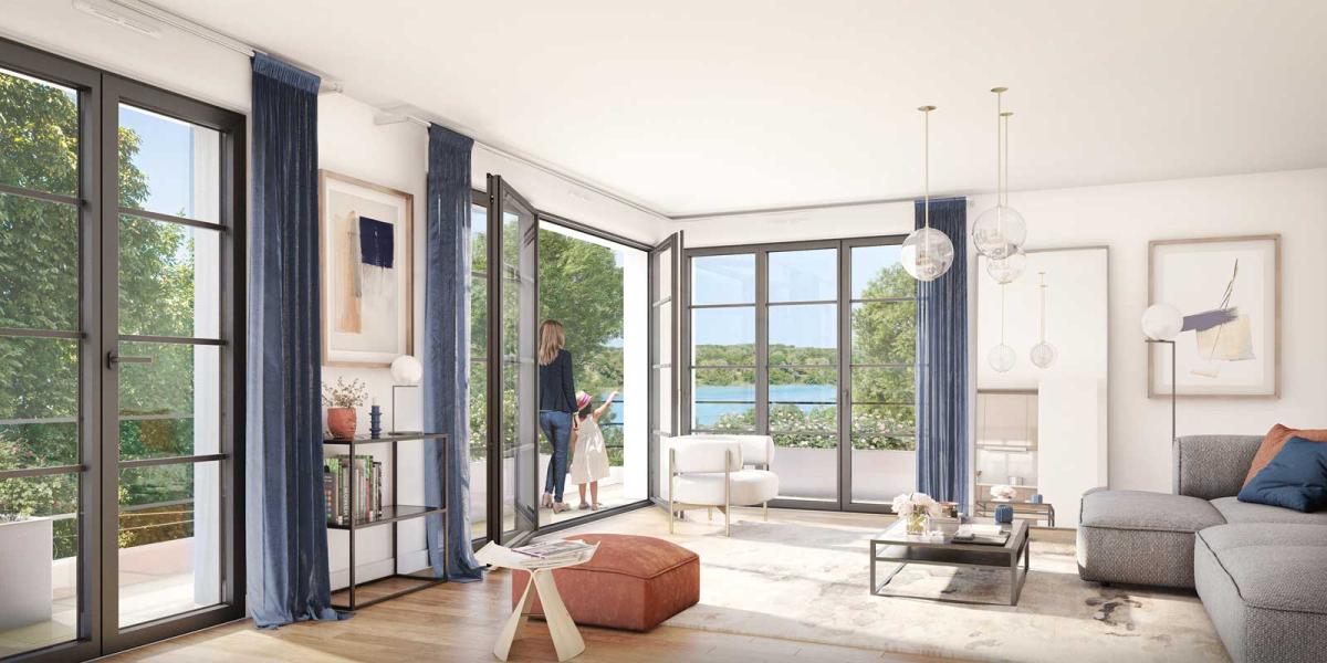 Interieur d'un appartement du programme L'EIFFIGIE à Draveil