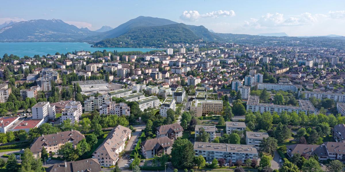 Vue aérienne Annecy-le-Vieux