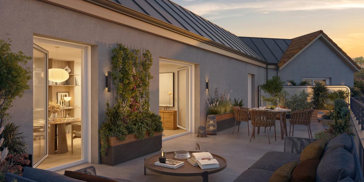 appartement neuf pers terrasse Hamo à Igny