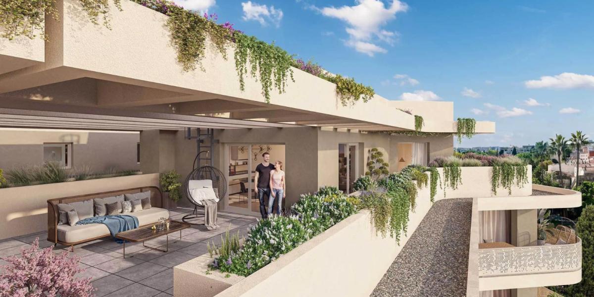 appartement neuf pers terrasse 4 ilot claverie 